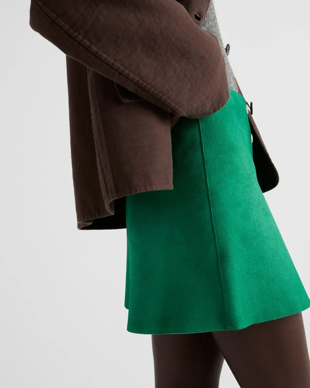 Logo-Stamp Mini Skirt
