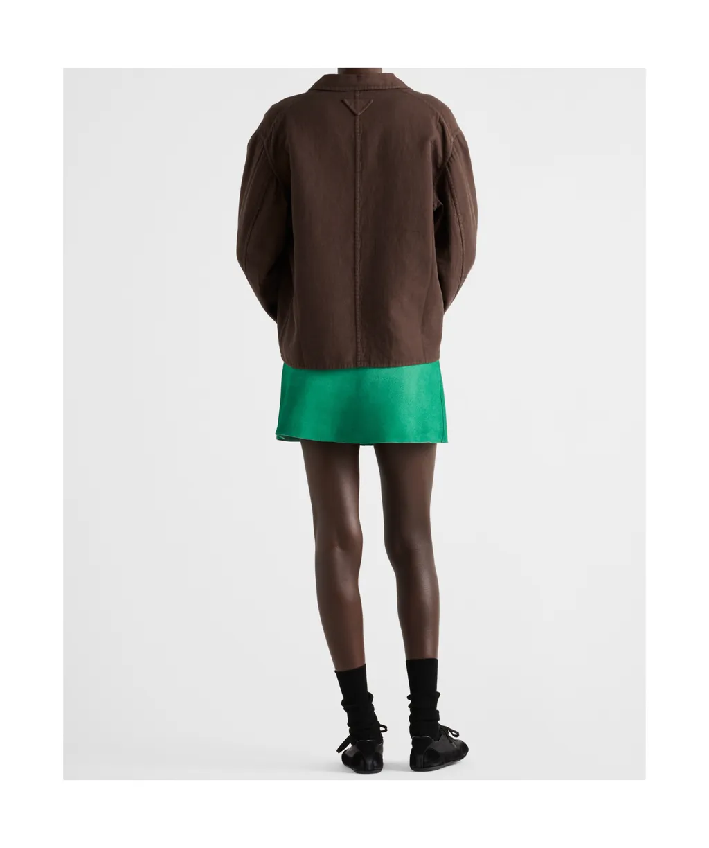 Logo-Stamp Mini Skirt