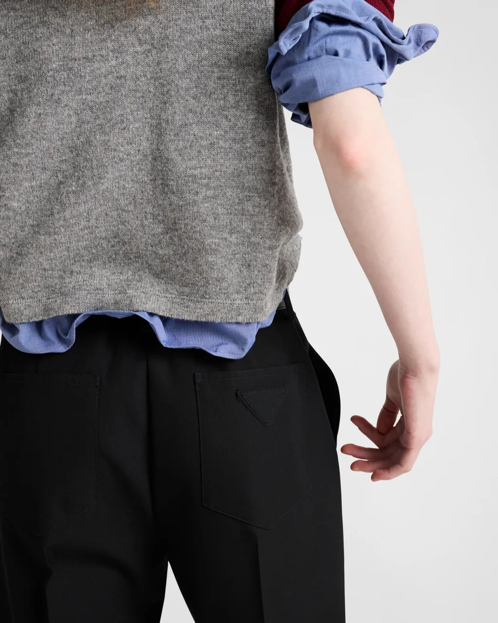 Turn-Up Hem Trousers