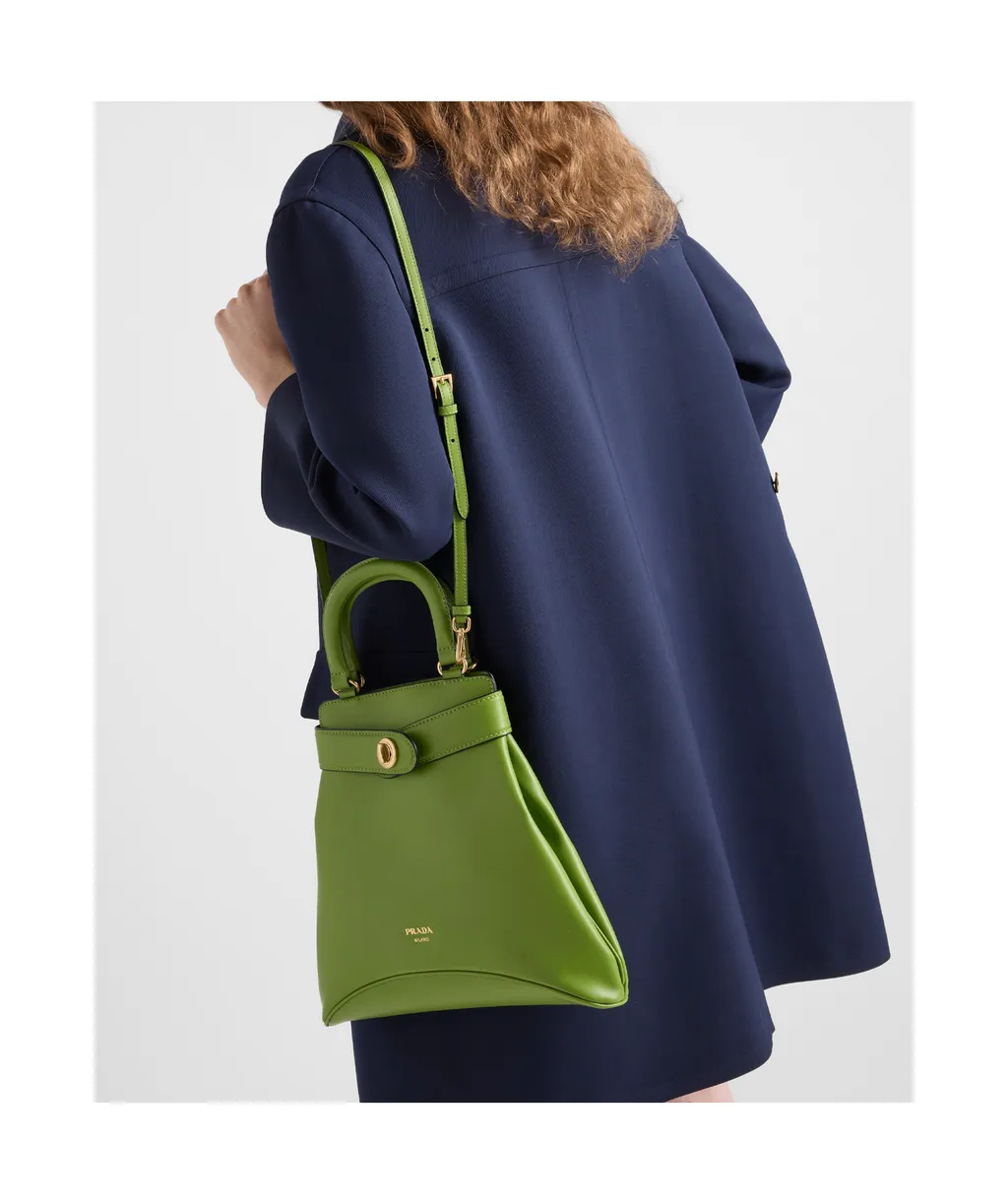 Logo-Stamp Top Handle Bag