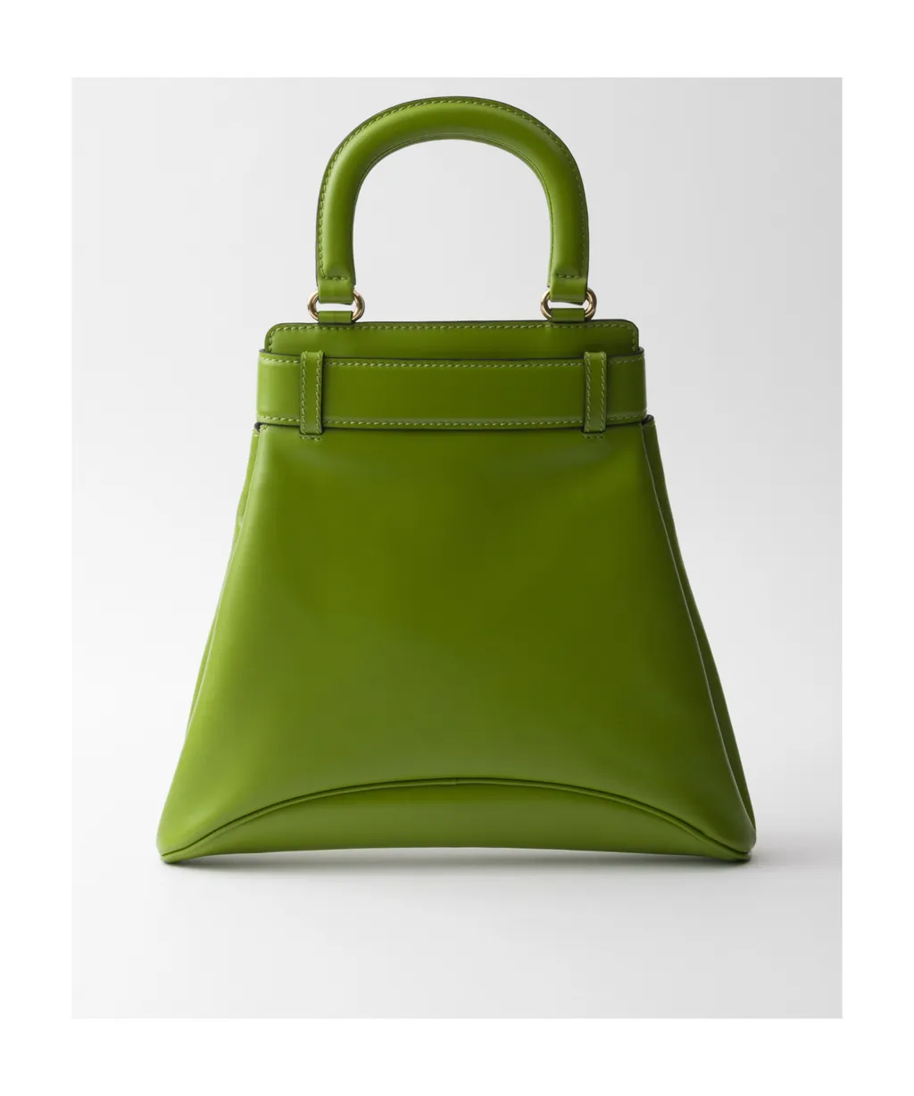 Logo-Stamp Top Handle Bag