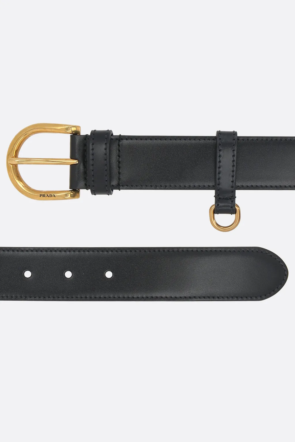 Logo-Engraved Buckle Belt