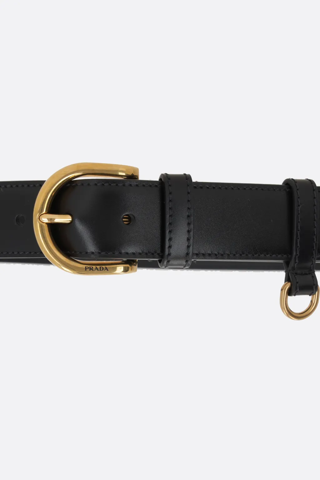 Logo-Engraved Buckle Belt