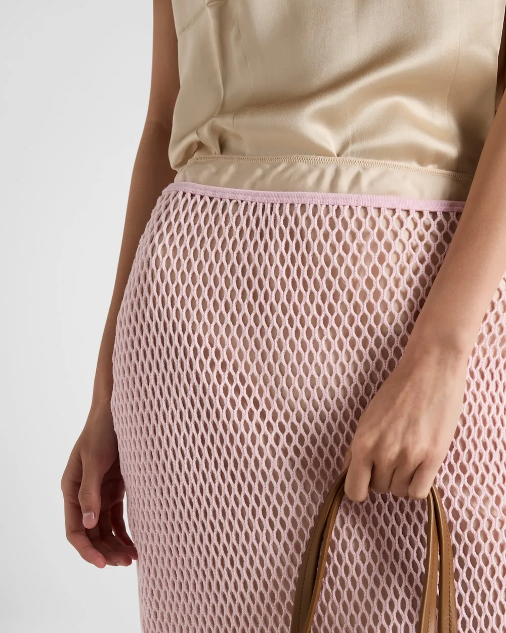 Logo Plaque Midi Skirt