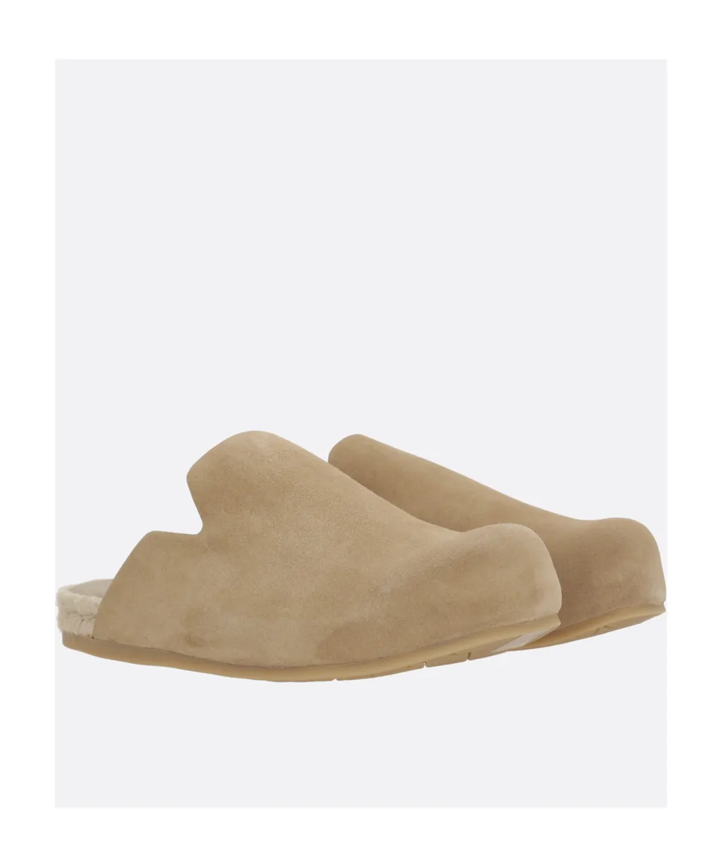 Logo-Embossed Round-Toe Slippers