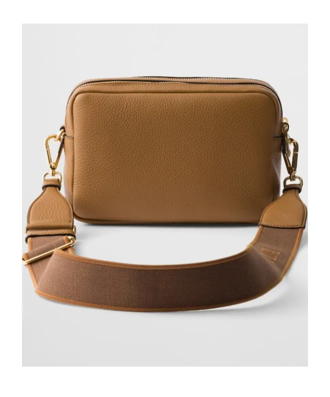 Logo Detailed Zipped Medium Crossbody Bag
