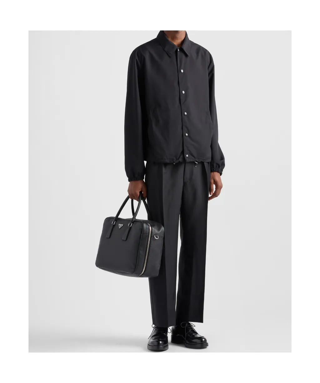 Drawstring Hem Shirt Jacket