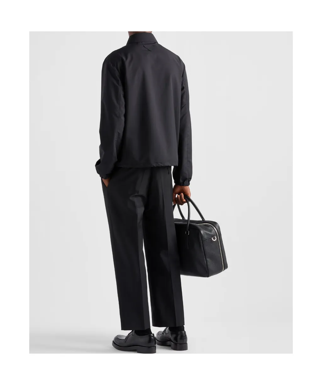 Drawstring Hem Shirt Jacket