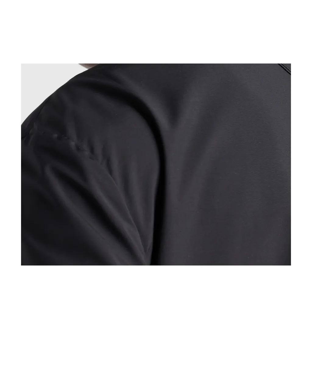 Drawstring Hem Shirt Jacket
