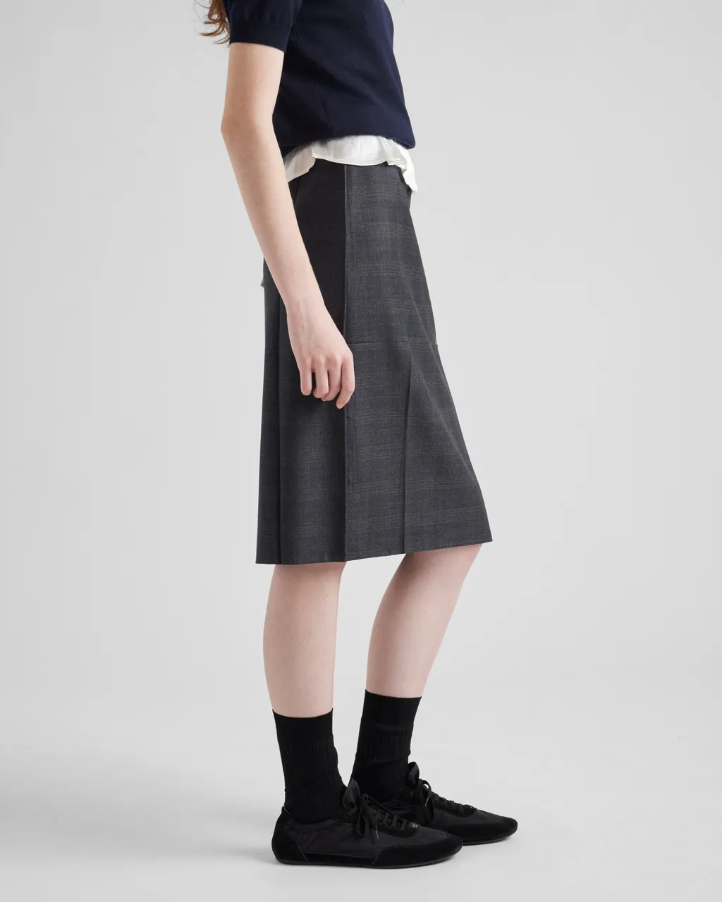 High-Waist Straight Hem Skirt