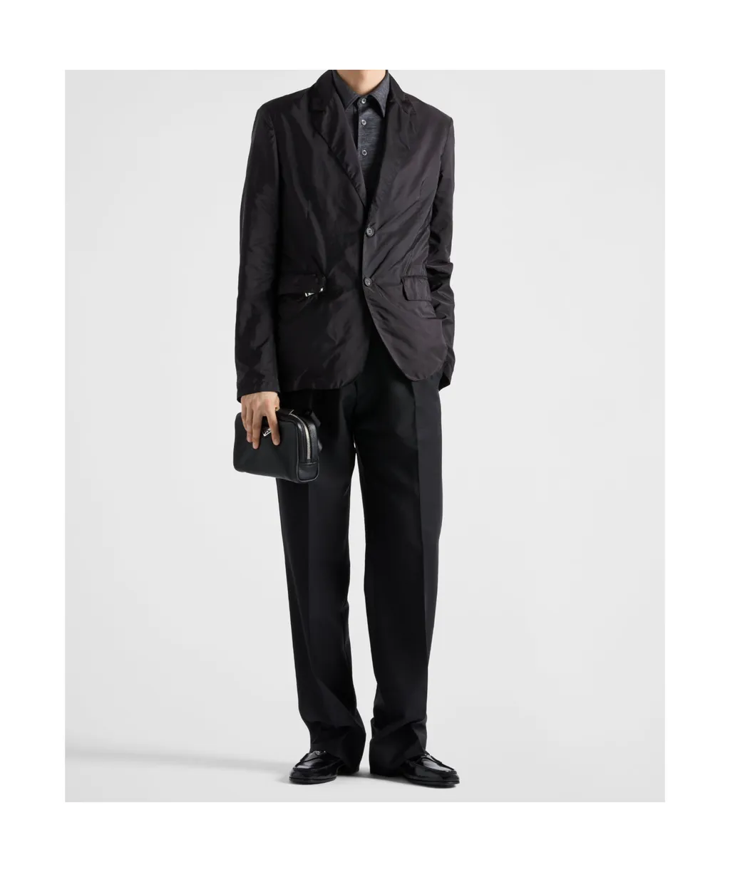 Re-Nylon Single-Breasted Tailored Blazer