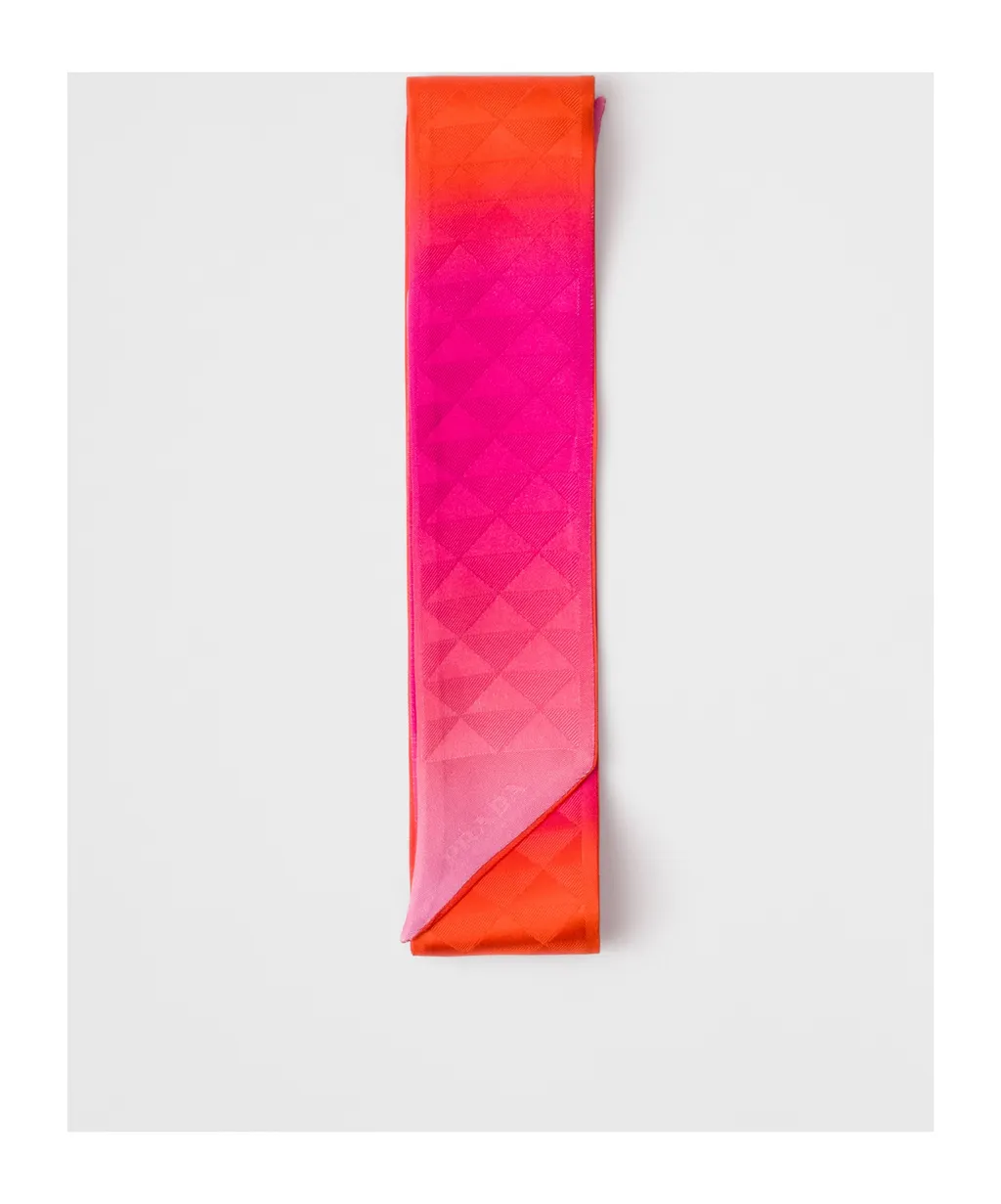 Logo Detailed Finished Edge Scarf