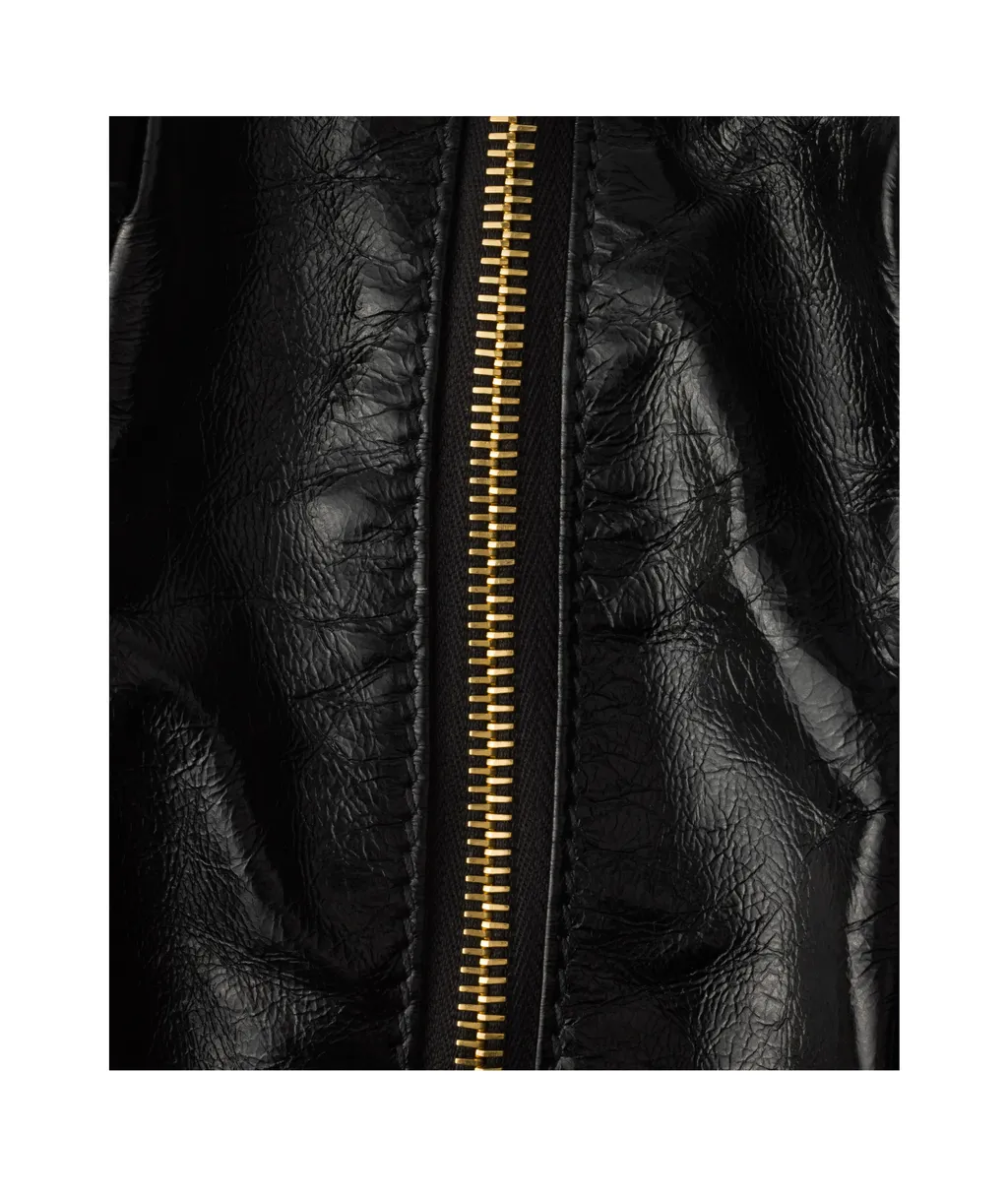 Dangle Leather Top-Handle Mini-Bag