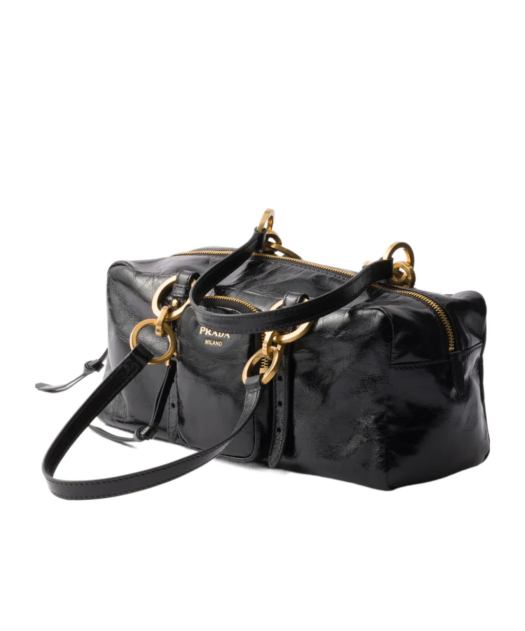 Dangle Leather Shoulder Bag