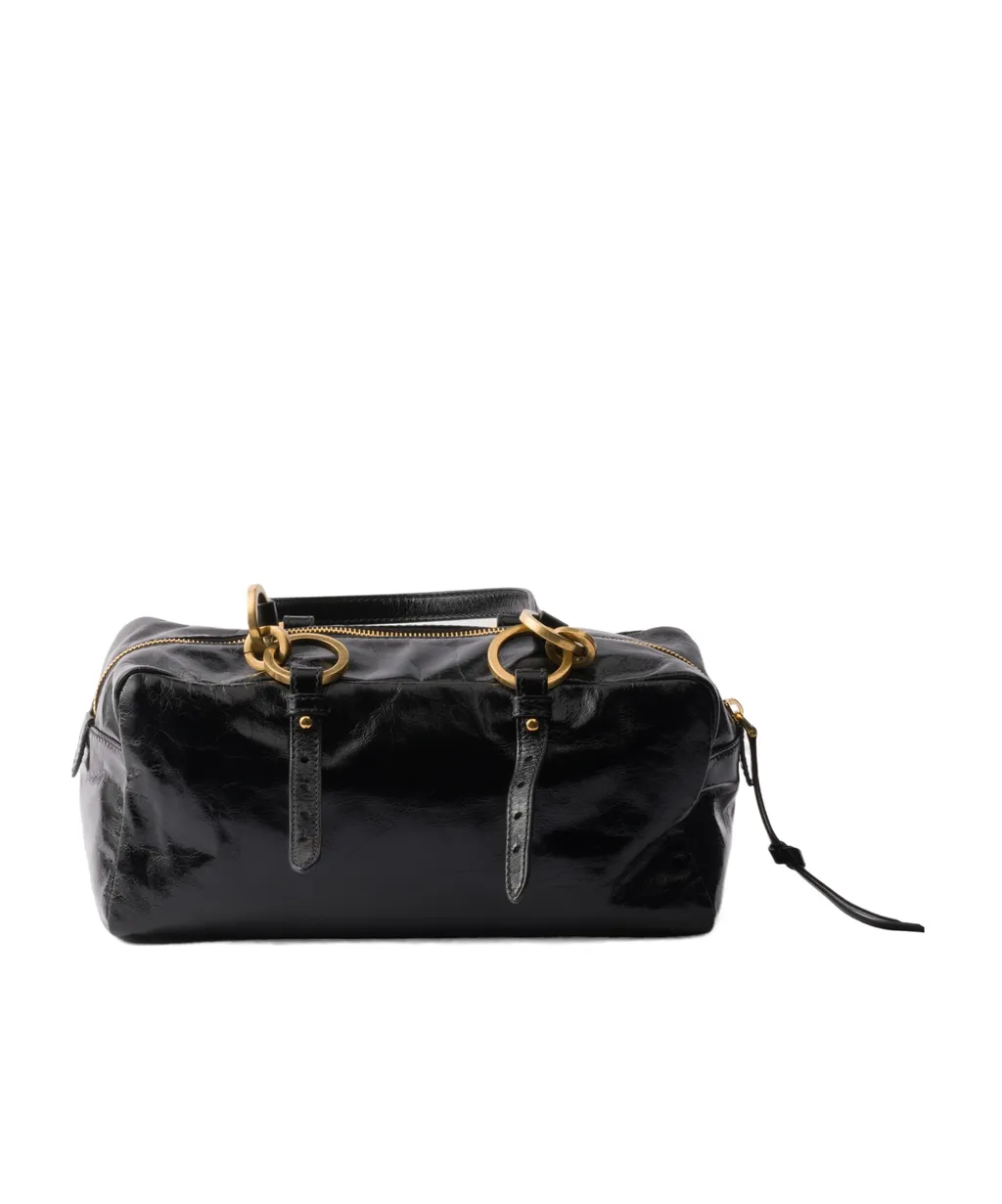 Dangle Leather Shoulder Bag