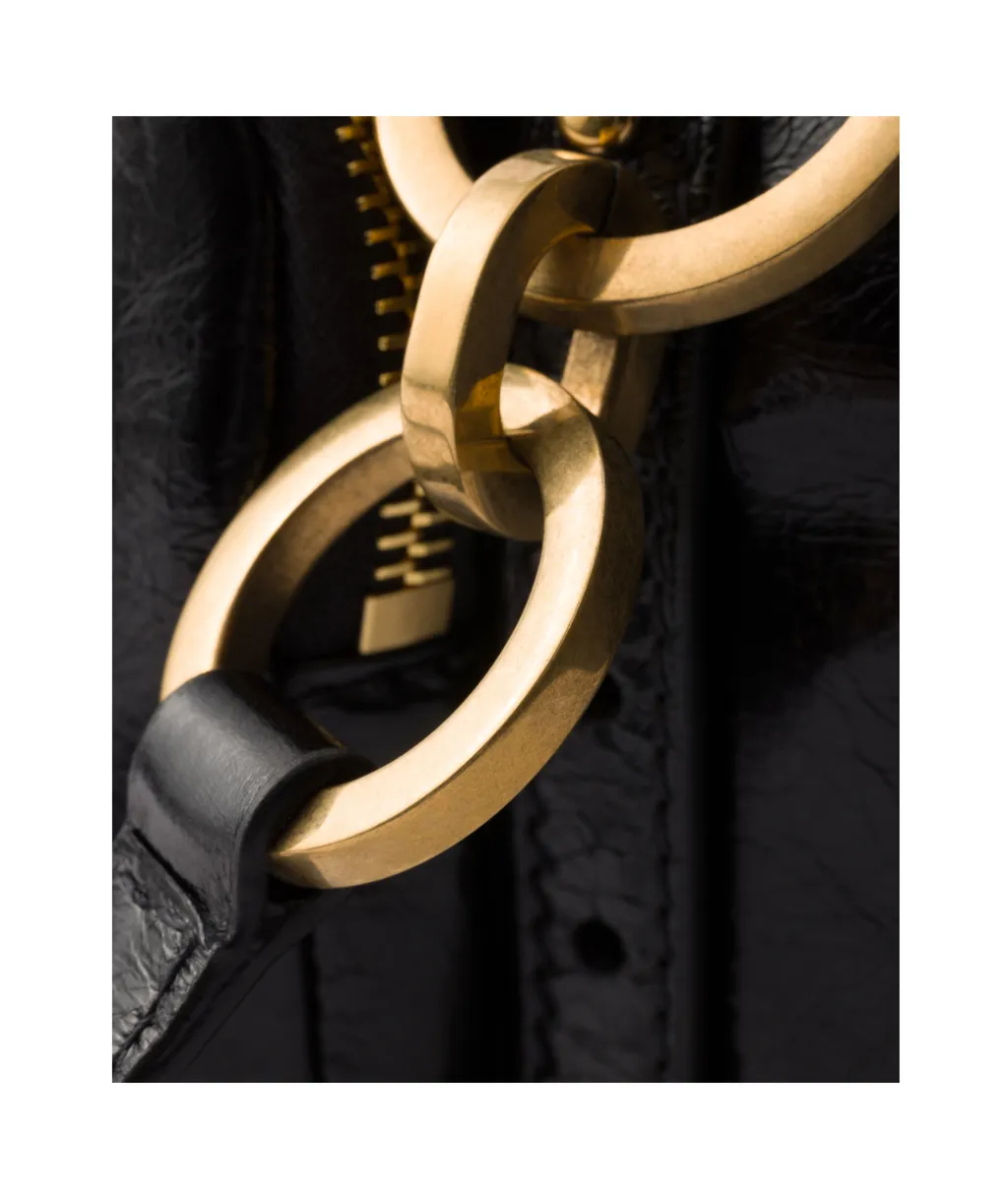 Dangle Leather Shoulder Bag