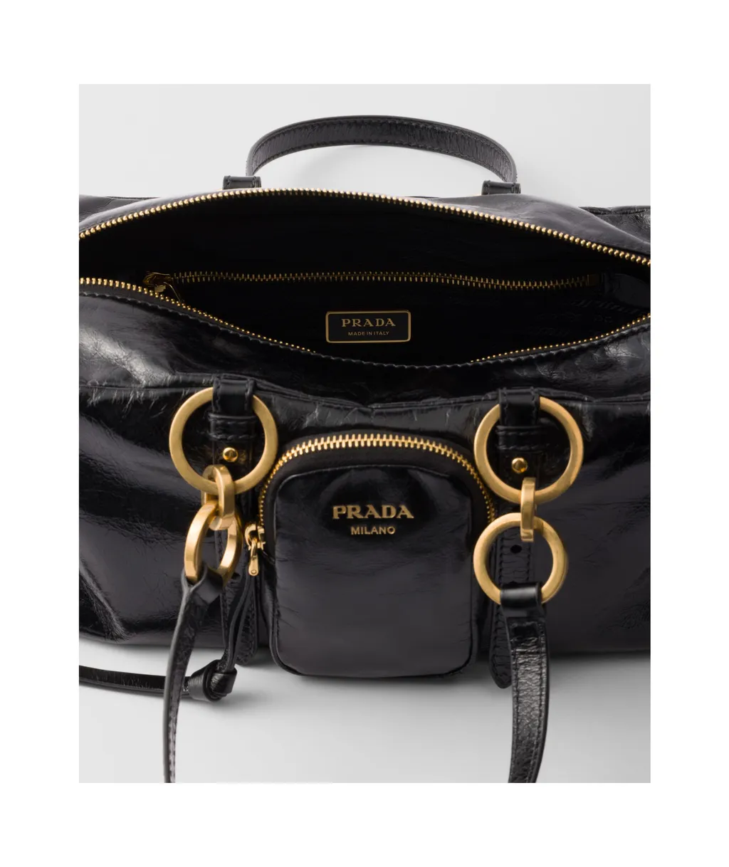Dangle Leather Shoulder Bag