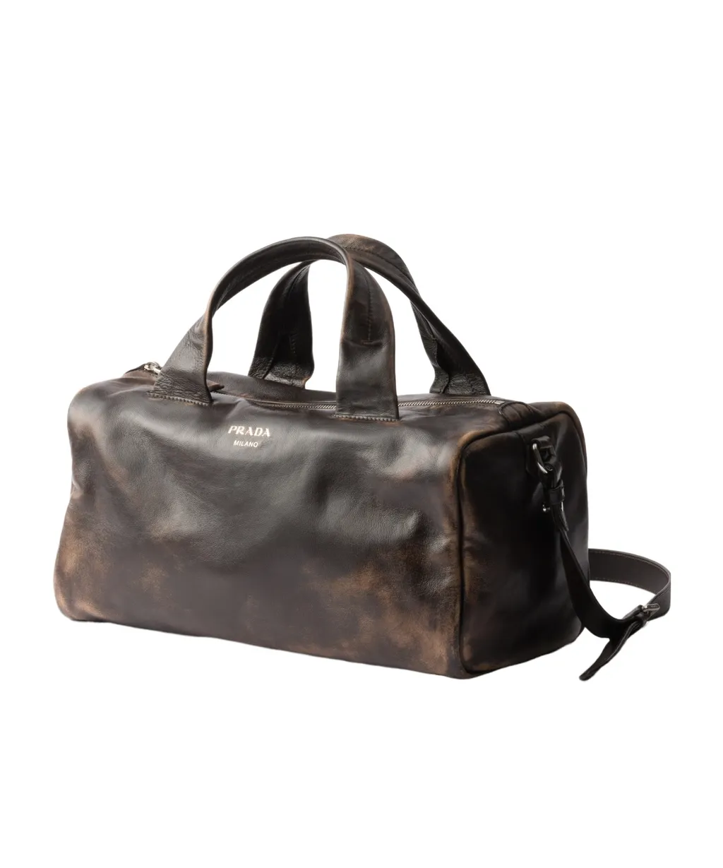 Small Nappa Leather Duffle Bag