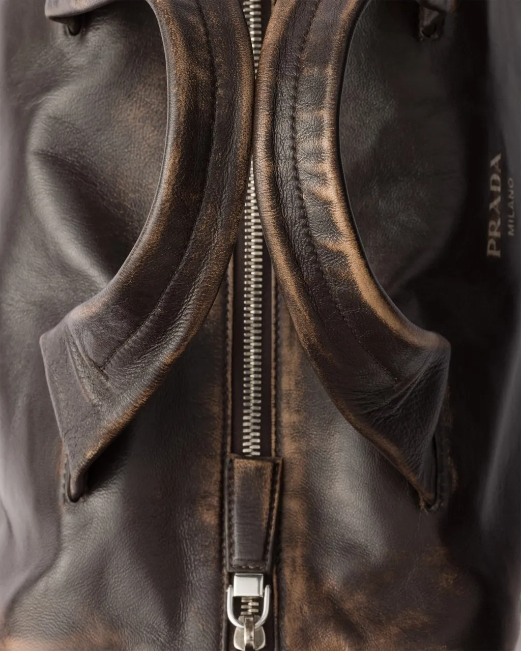 Small Nappa Leather Duffle Bag