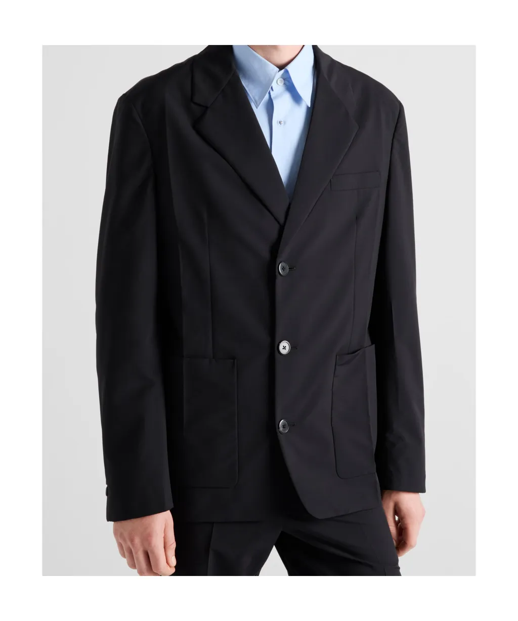 Single-Breasted Tailored Blazer