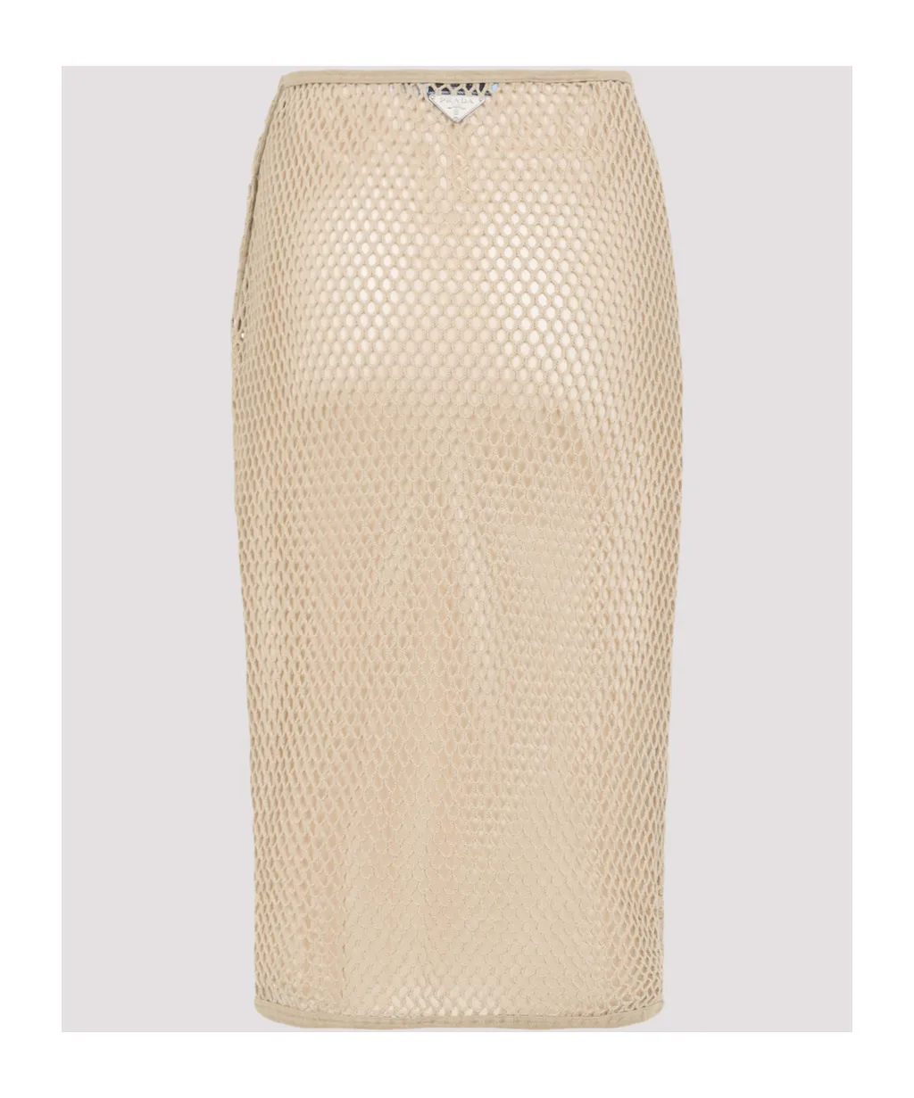 Mesh Midi Skirt