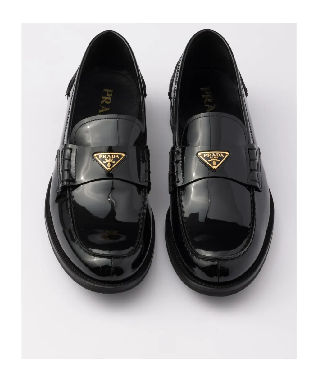 Brushed Leather Loafers