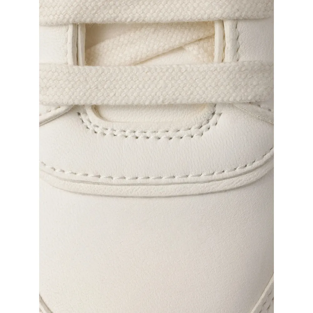 Logo-Stamp Lace-Up Sneakers
