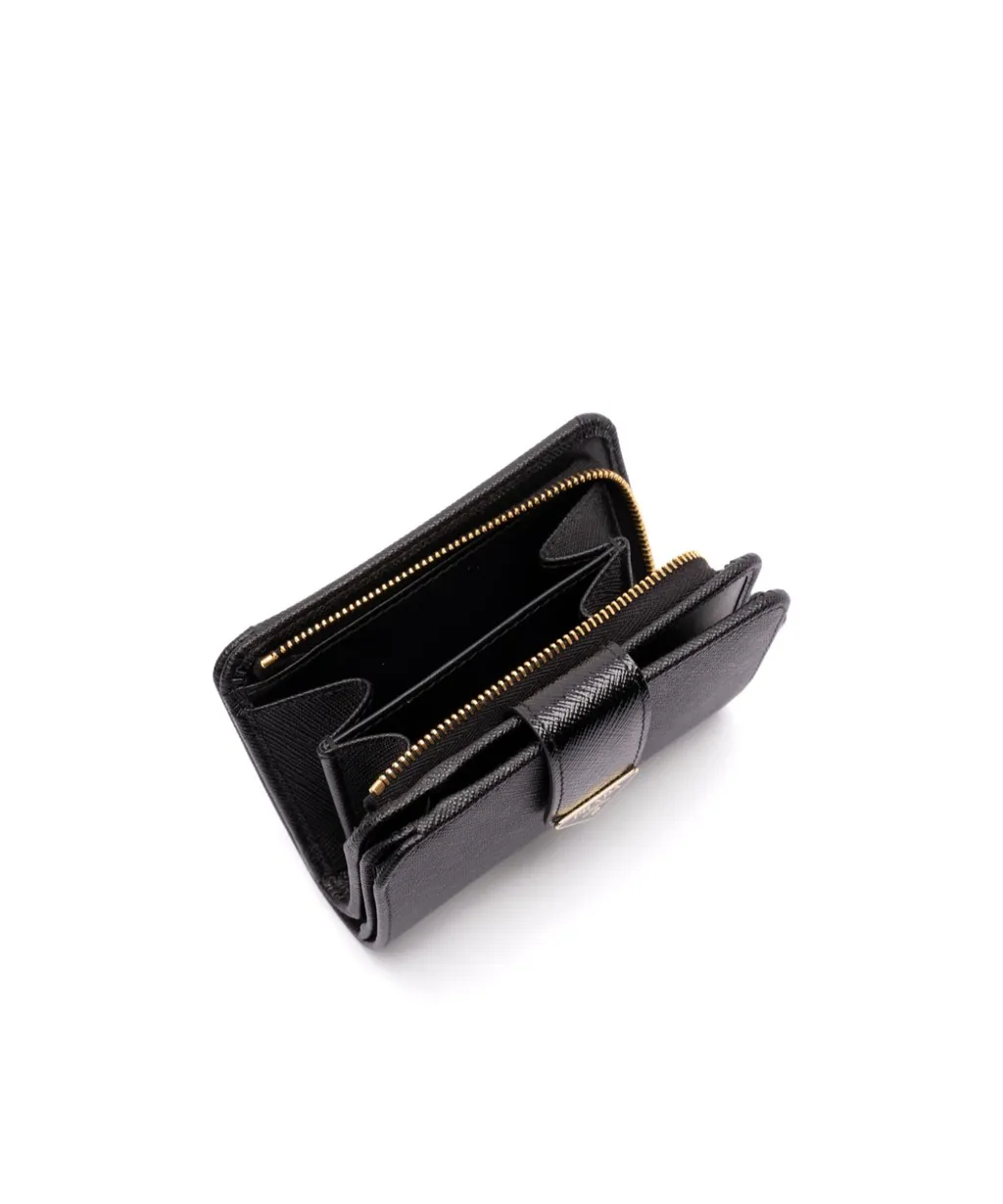 Triangle-Logo Bi-Fold Wallet