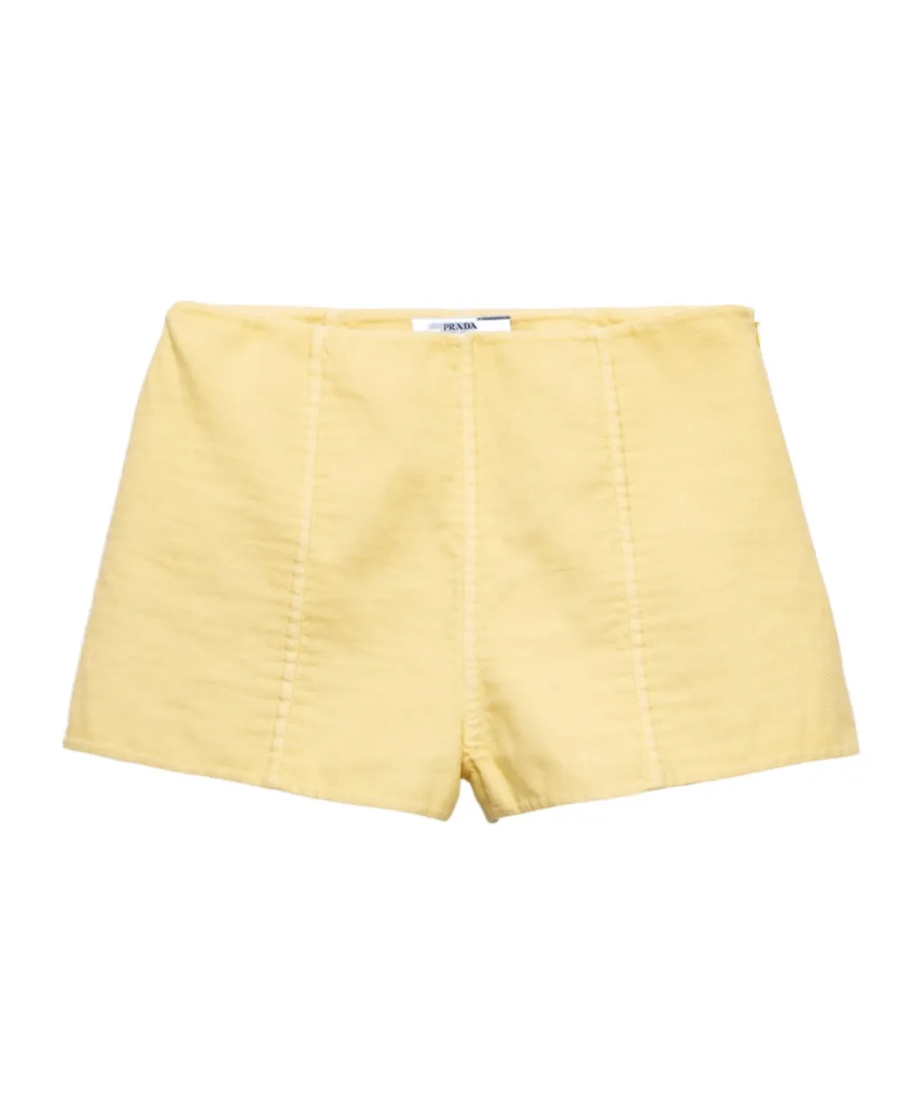Zip-Up Shorts