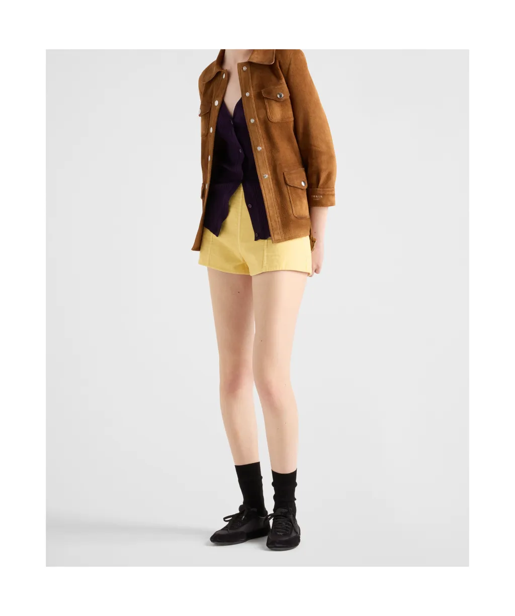 Zip-Up Shorts