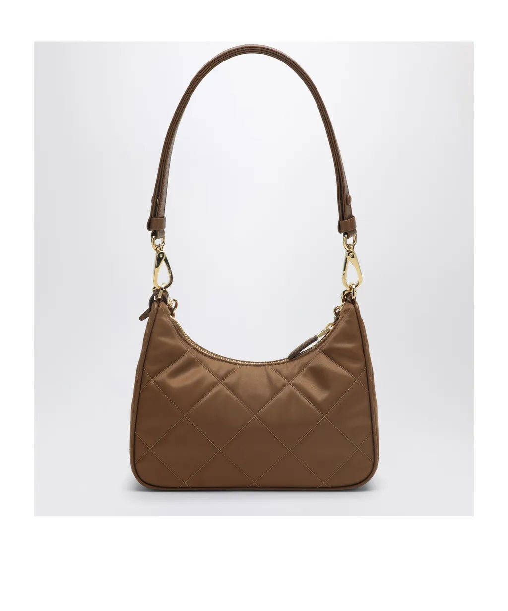Re-Edition Quilted Zipped Shoulder Bag