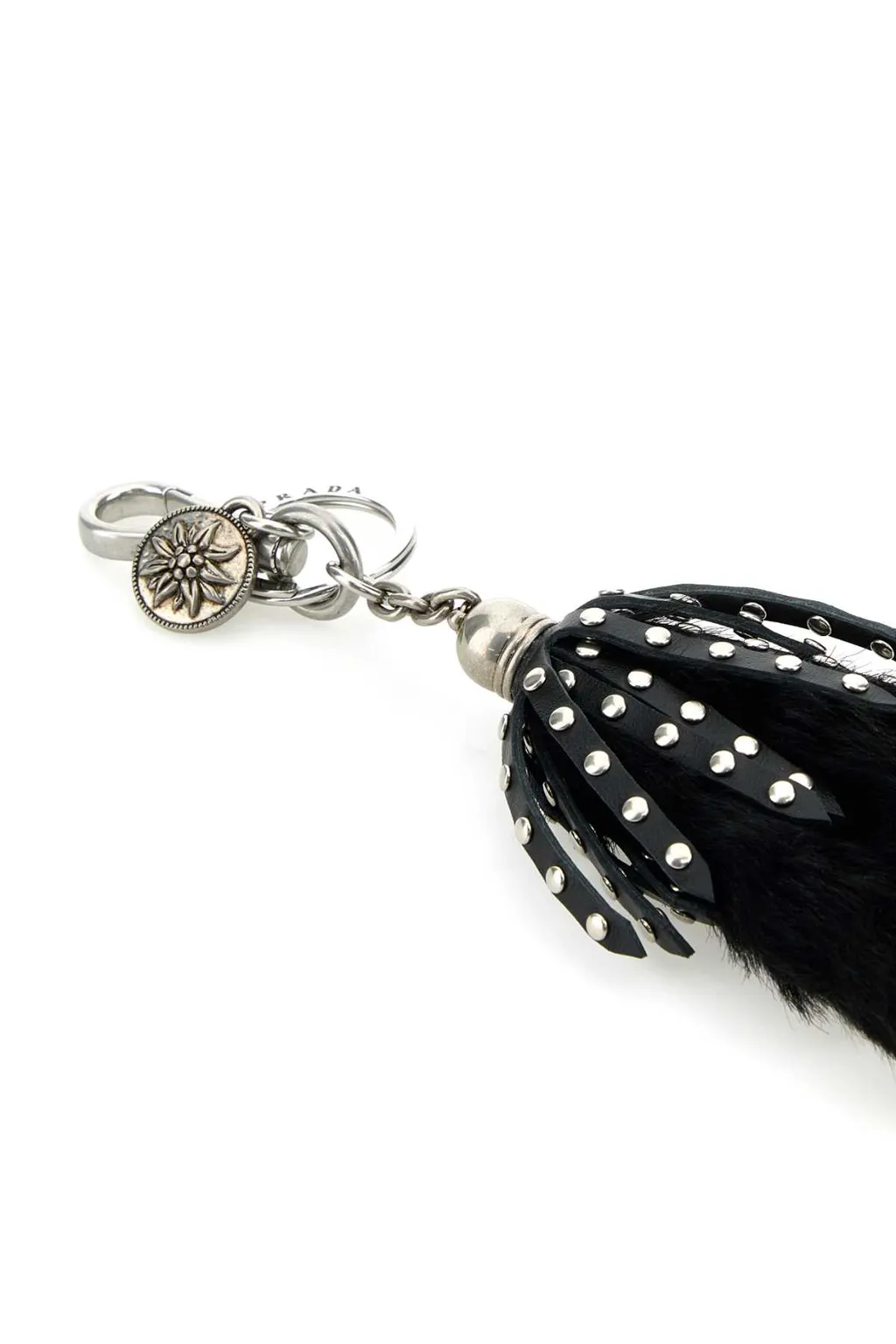 Stud-Embellished Keyring