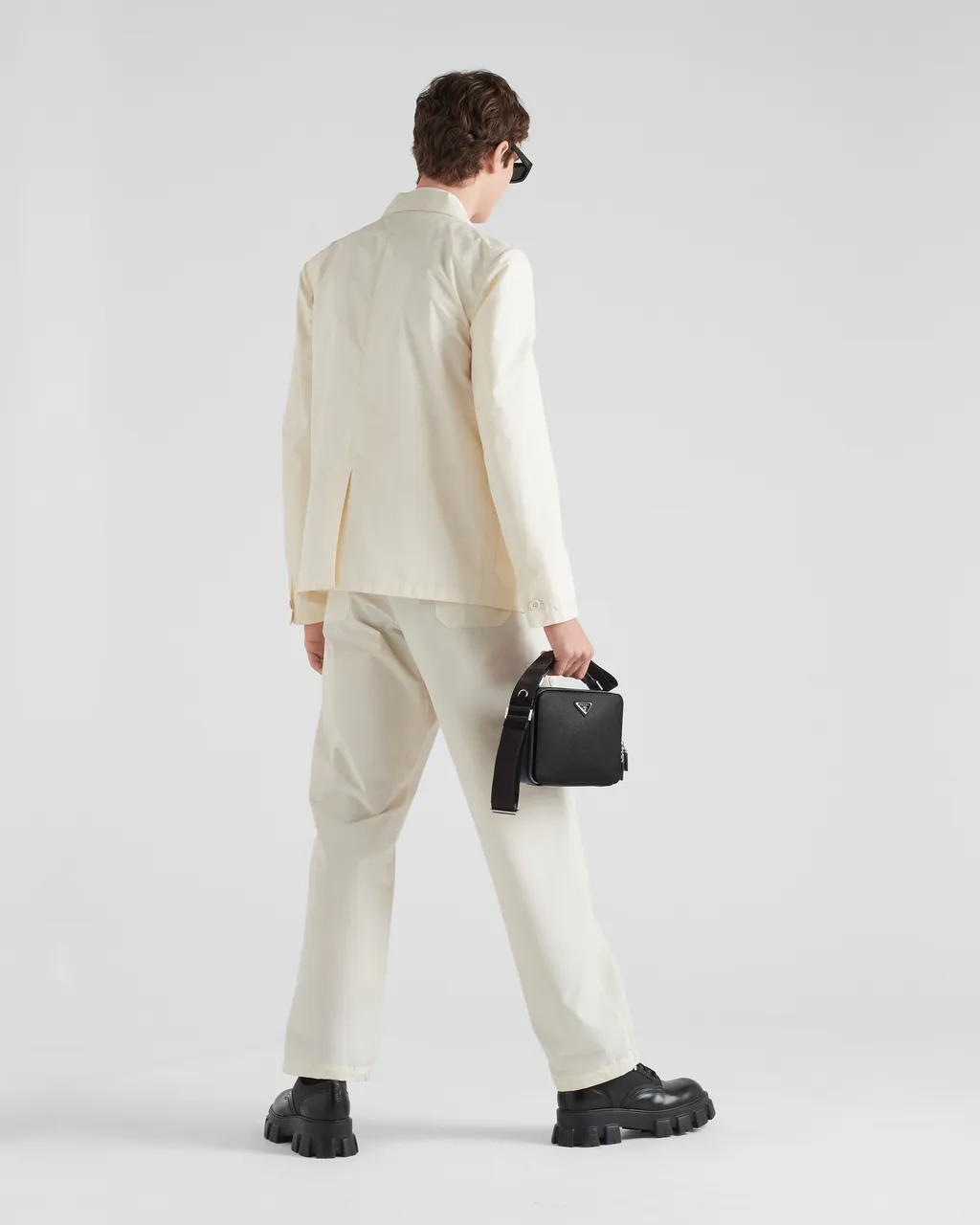 Single-Breasted Technical Cotton Jacket