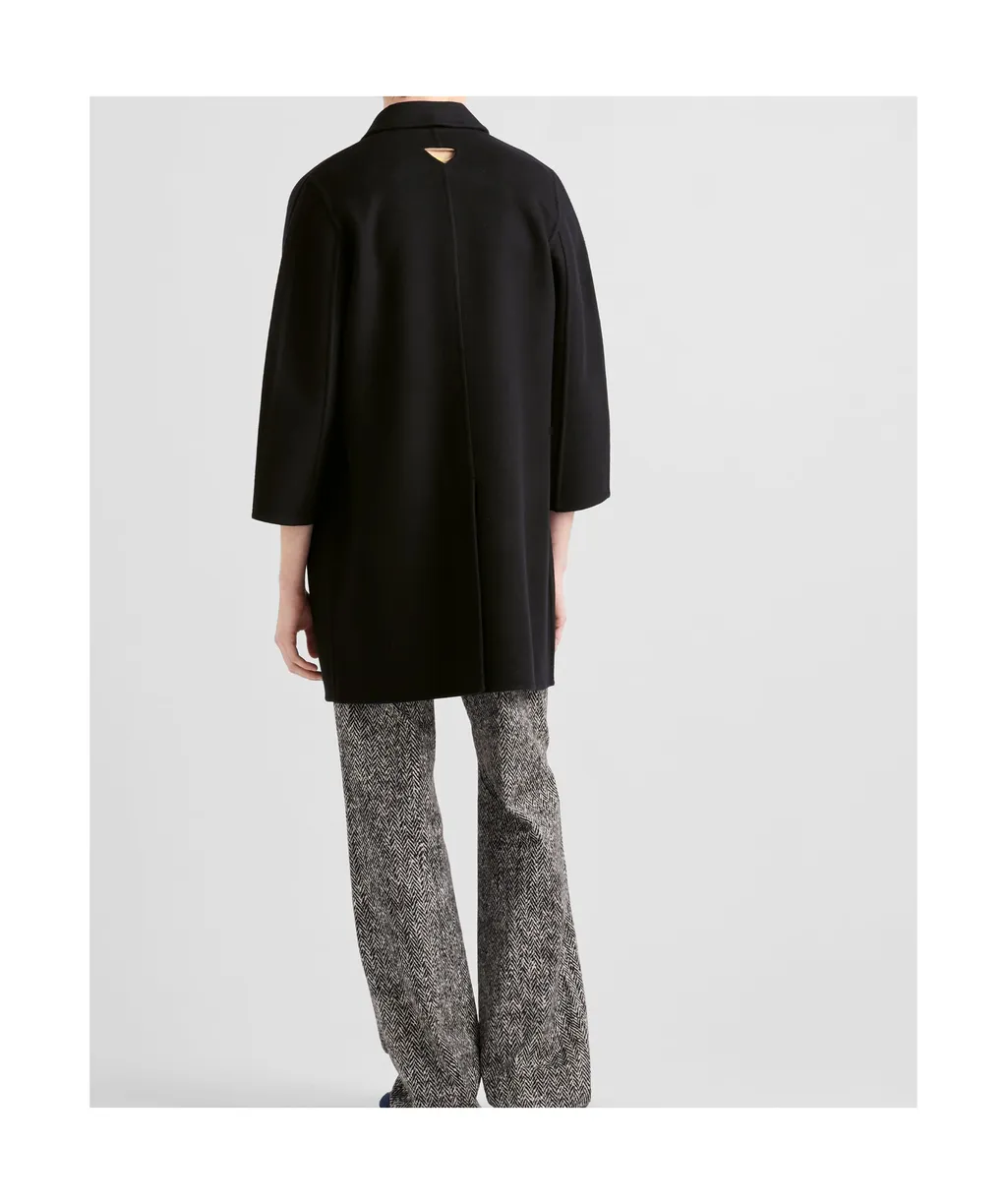 Long-Sleeved Button-Up Coat