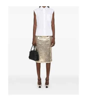 Sequinned Midi Skirt