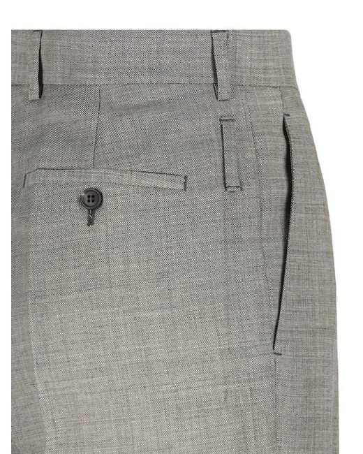 Pleat-Detailing Trousers