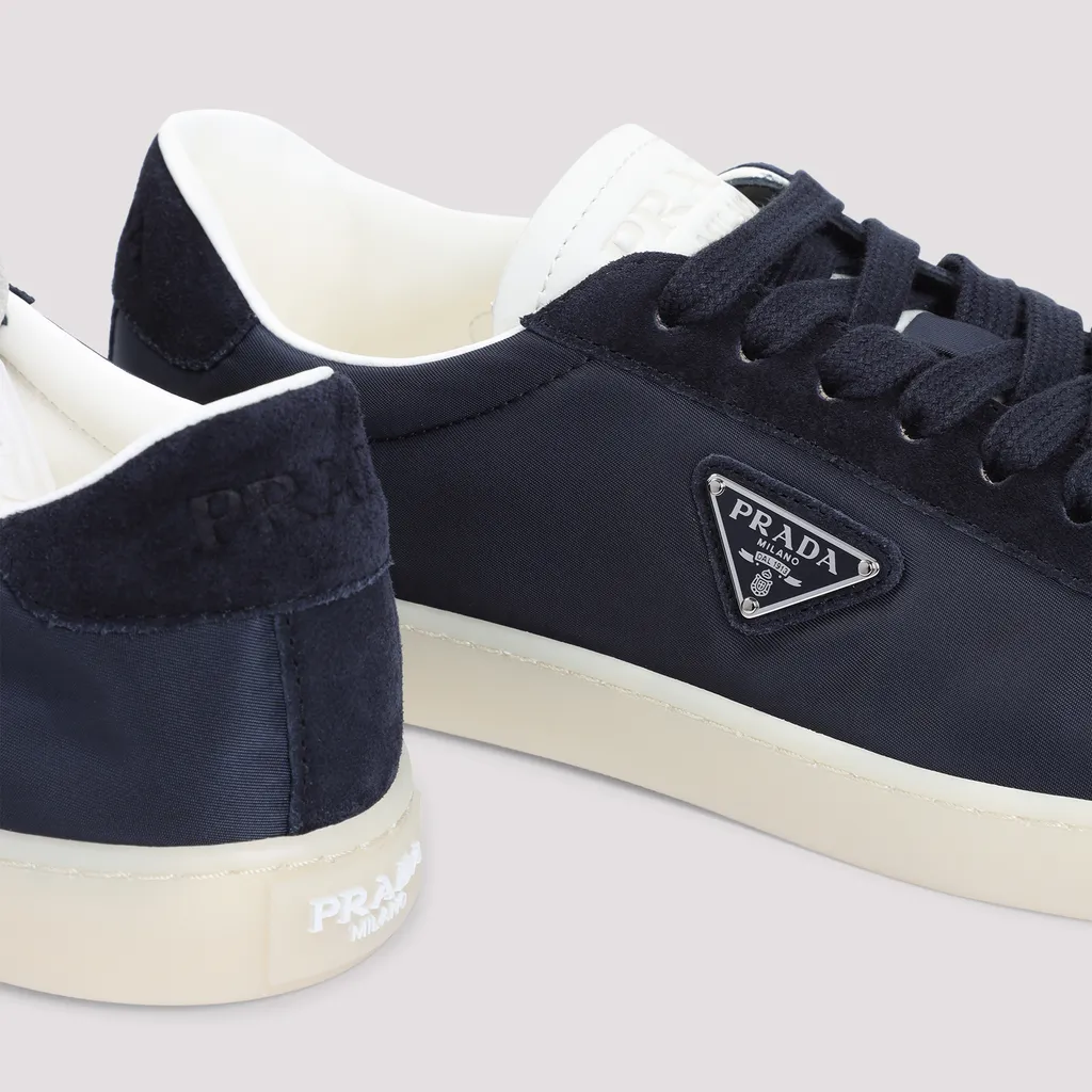 Logo Plaque Lace-Up Sneakers