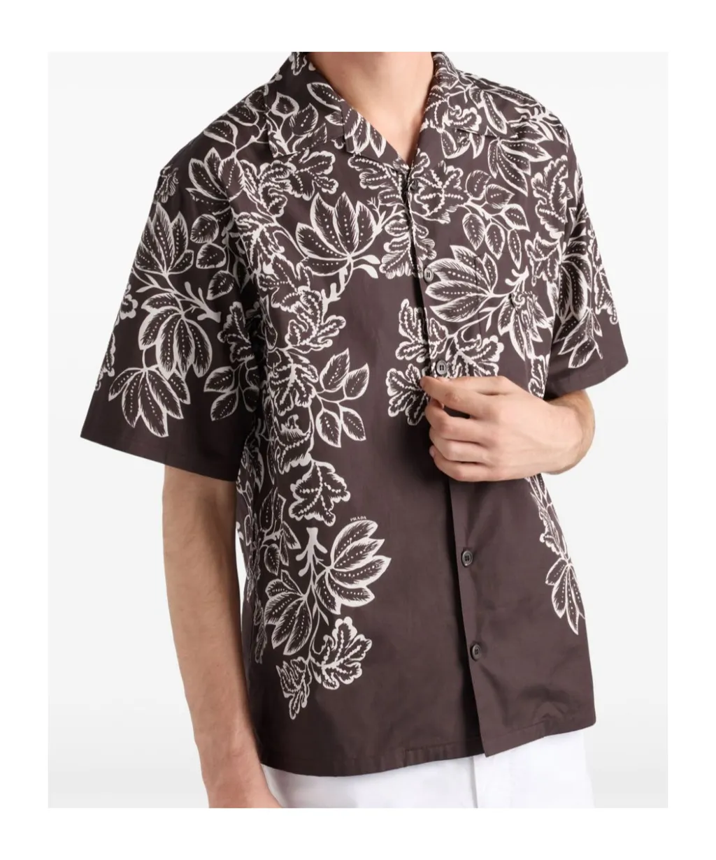 Floral Print Short Sleeve Shirt