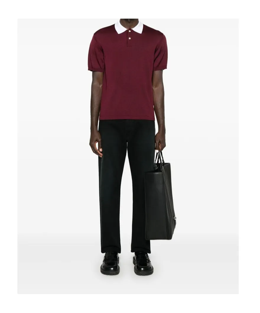Logo Patch Straight-Leg Jeans