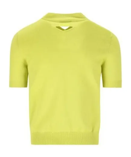 Short-Sleeved Knitted Polo Shirt