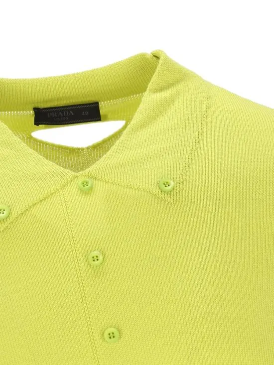 Short-Sleeved Knitted Polo Shirt