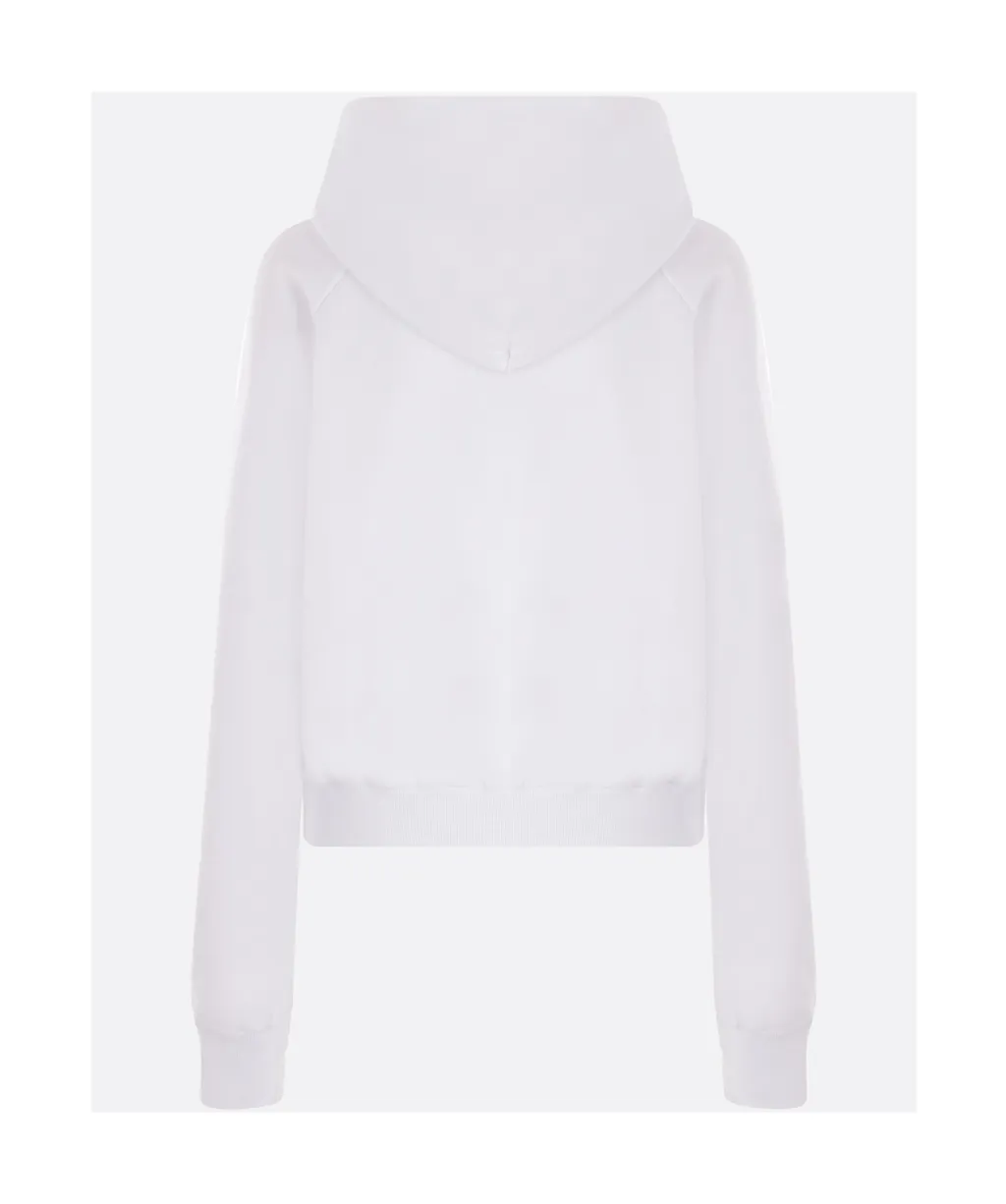 Logo-Printed Long-Sleeved Hoodie