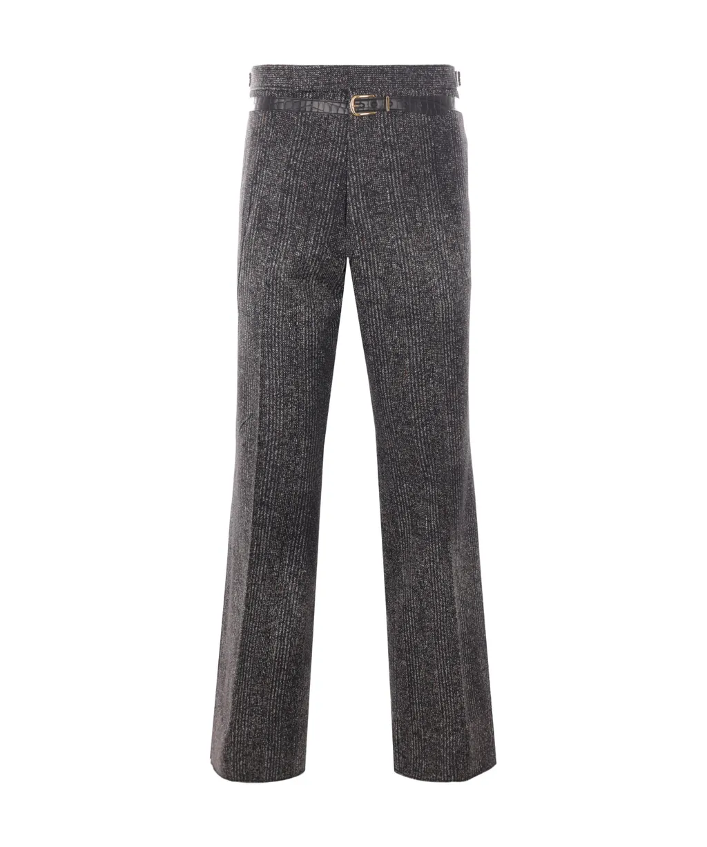 Belted Tailored Trousers