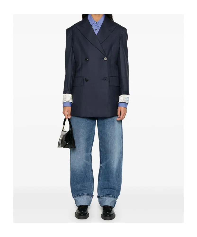 Double-Breasted Tailored Blazer