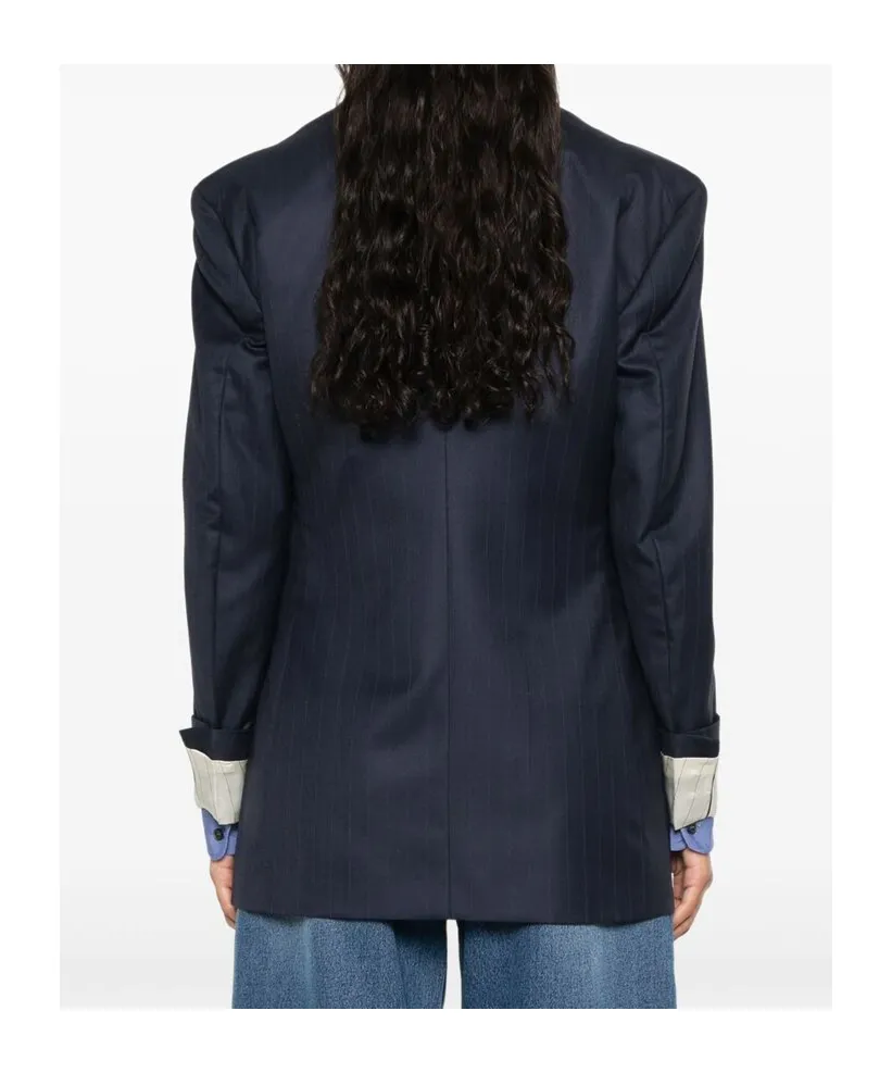 Double-Breasted Tailored Blazer