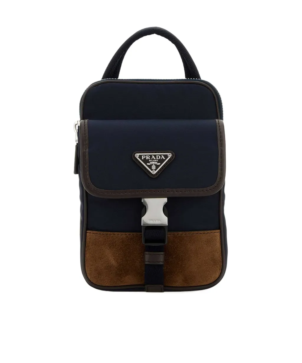 Re-Nylon And Suede Smartphone Case