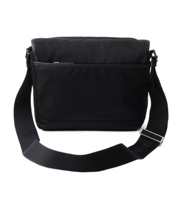 Re-Nylon Foldover-Top Shoulder Bag