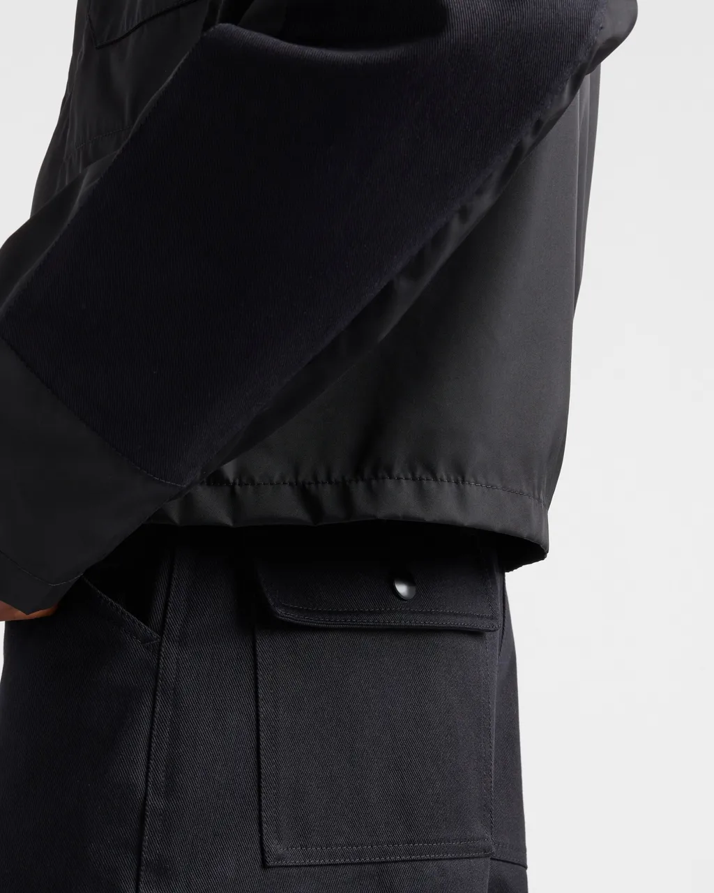 Triangle-Logo Bermuda Shorts