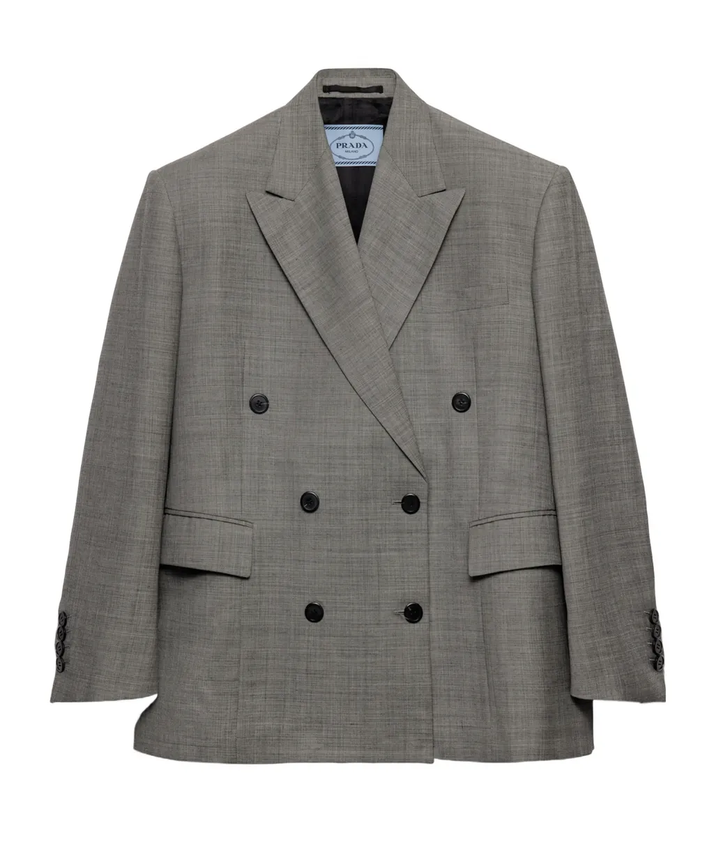 Double-Breasted Tailored Blazer
