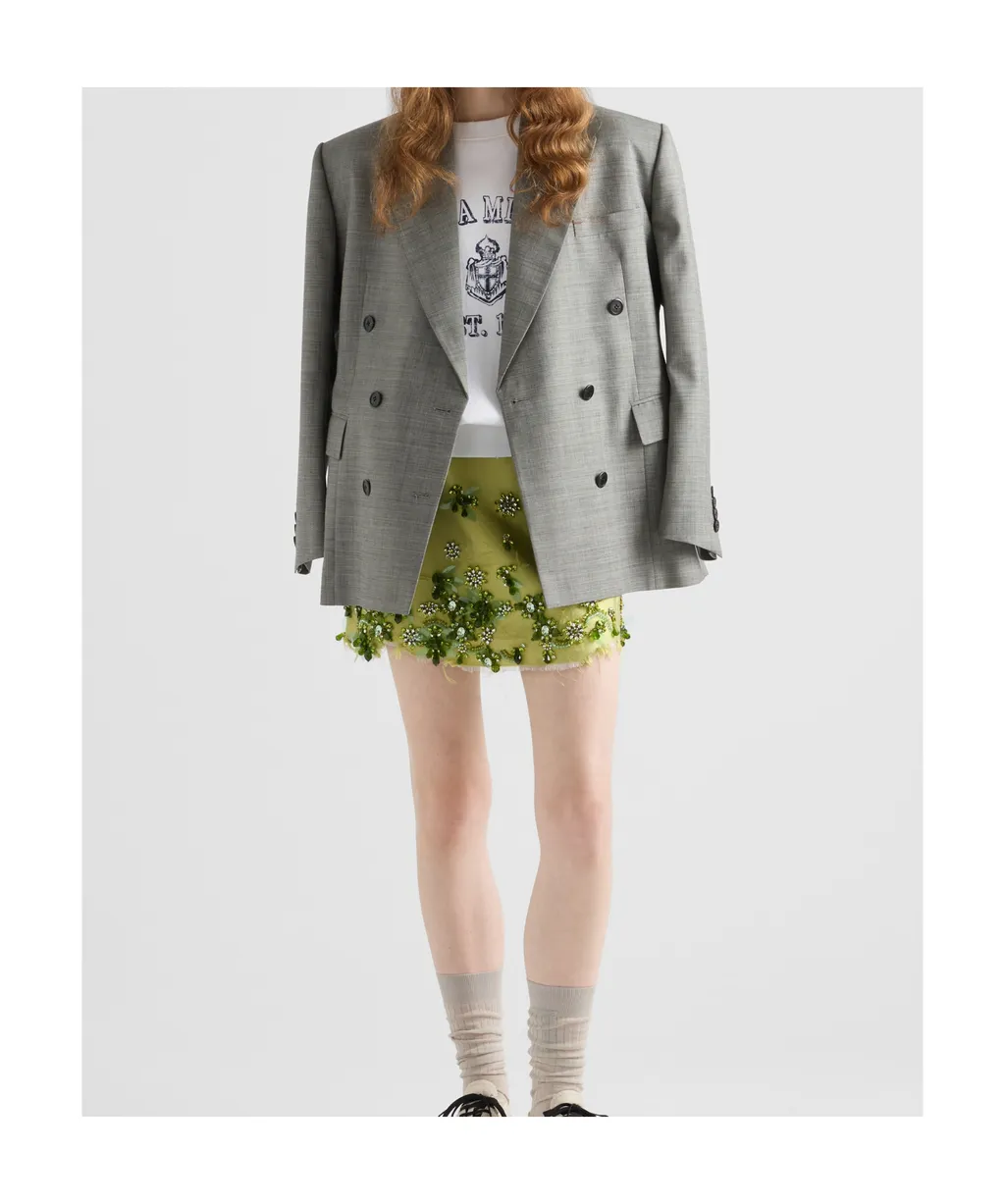 Double-Breasted Tailored Blazer
